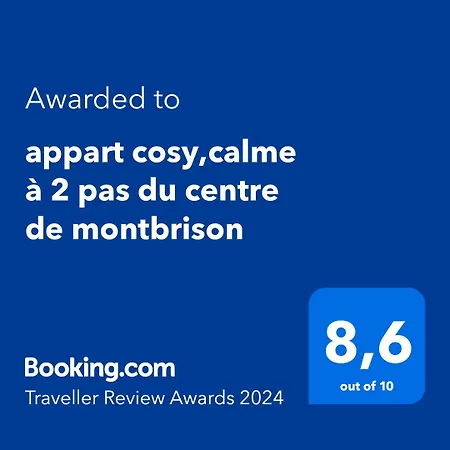 appart cosy,calme à 2 pas du centre de montbrison Extérieur photo